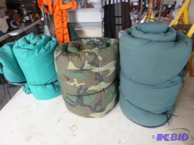 lot 81 image: Three Sleeping Bags...