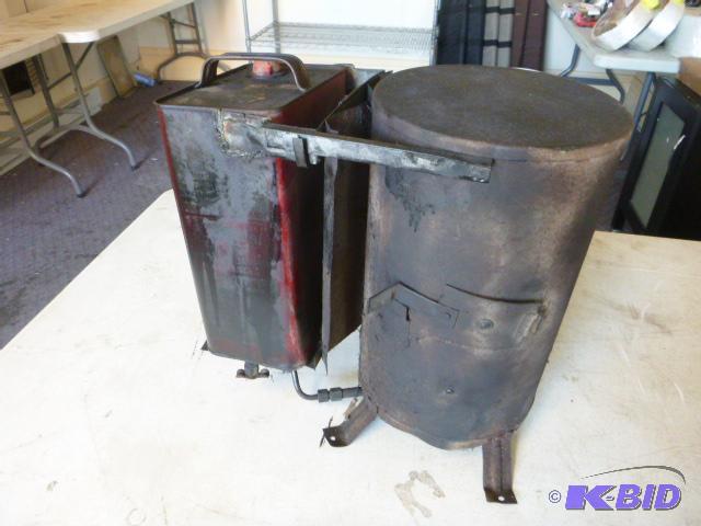 lot 9 image: Fuel Oil Fish House Stove...