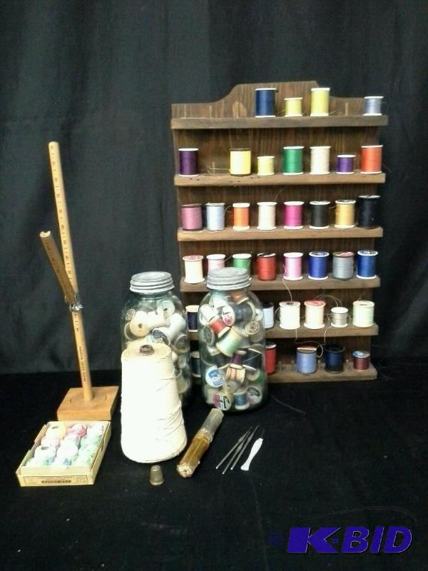 lot 100 image: Lot of vintage sewing and crochet