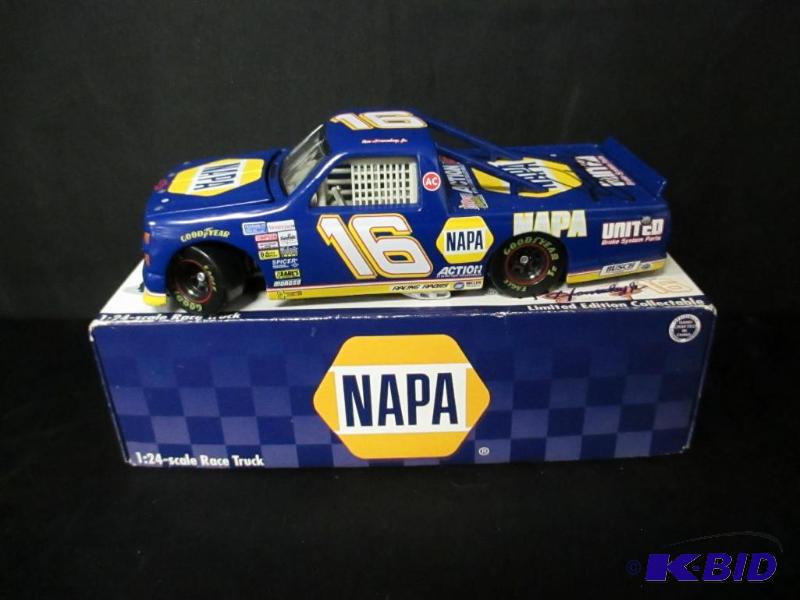 lot 11 image: NAPA 124 Auto Parts Race Truck Signed by Ron Hornaday