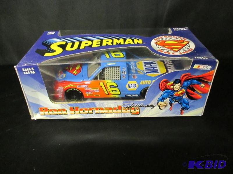lot 13 image: NAPA 124 Ron Hornaday Superman NASCAR Super Truck