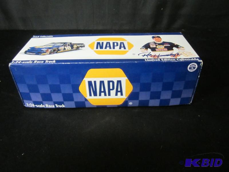 lot 24 image: NAPA 124 Ron Hornaday #16 Die Cast Racing Truck