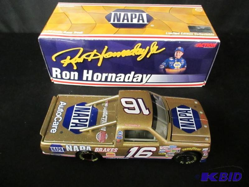 lot 31 image: NAPA Ron Hornaday #16 Napa Gold 1997 Chevy Race Truck Limited Edition