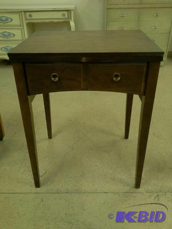 lot 54 image: Vintage sewing machine cabinet