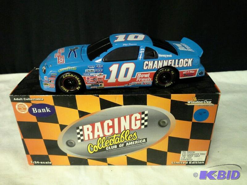 lot 59 image: Racing collectibles Phil Parsons #10 1997 Monte Carlo bank