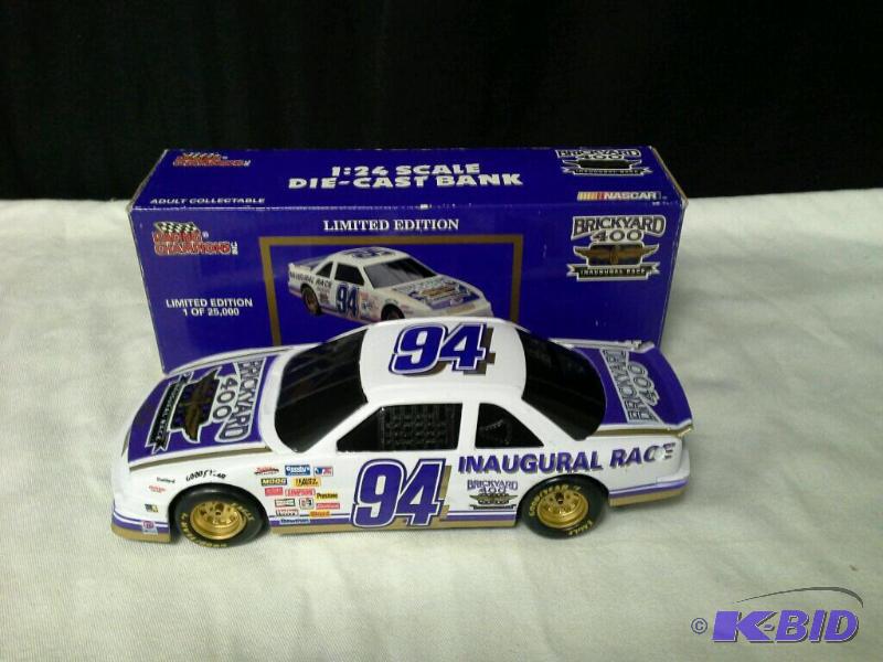 lot 64 image: Racing champions 1 24 diecast bank number 94 inaugural race Brickyard 400