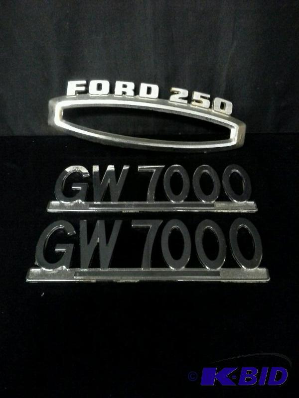 lot 96 image: Vintage Ford F 250 truck emblem