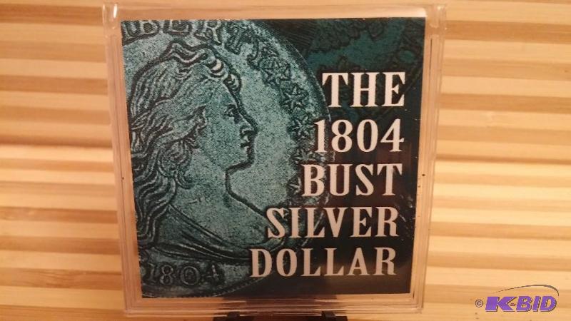 1804 US BUST SILVER DOLLAR TRIBUTE COPY WITH...