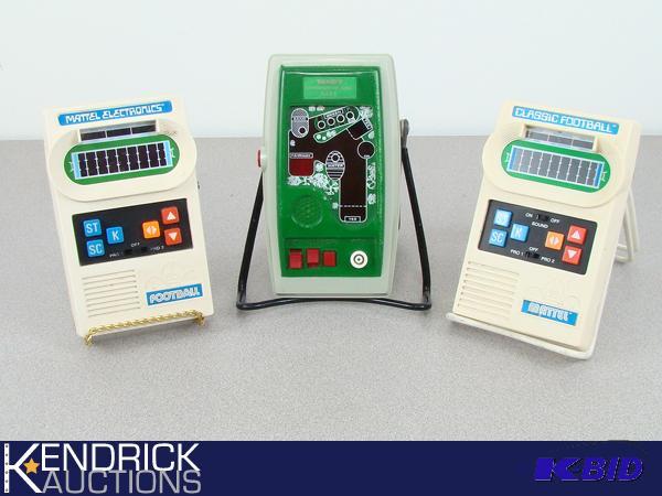 Lot of 3 Vintage Handheld Electronic Games