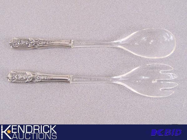 Sterling Silver Handled Salad Utinsels