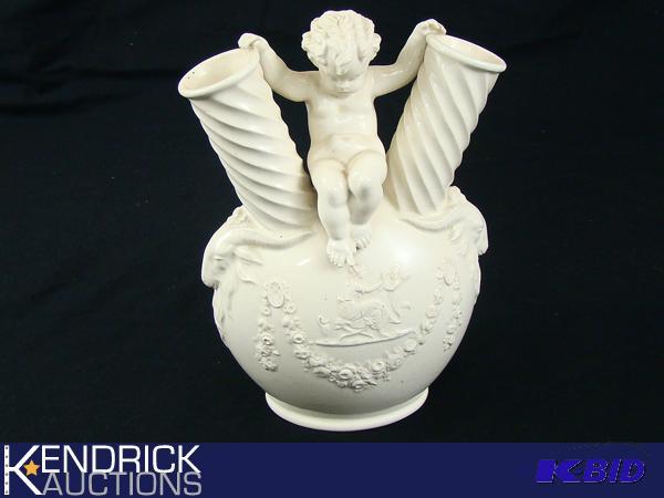 RARE Wedgwood Cherub Vase Dated 1900