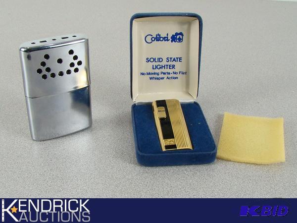 New In Box Vintage Colibri Lighter and Hand Warmer