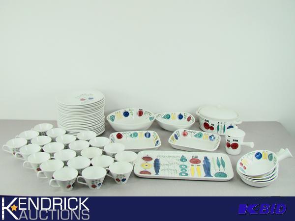 NEW 59 Piece Rorstrand Sweden Picknick Set of Dishes