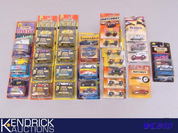 Lot of 26 Carded Matchbox 164 Scale Die Cast Cars