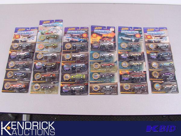 Lot of 31 Carded Johnny Lightning Dragsters 164 Scale Die Cast Cars
