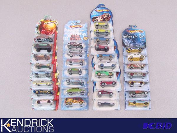 Lot of 32 Carded Hot Wheels Holiday Hot Rods 164 Scale Die Cast Cars