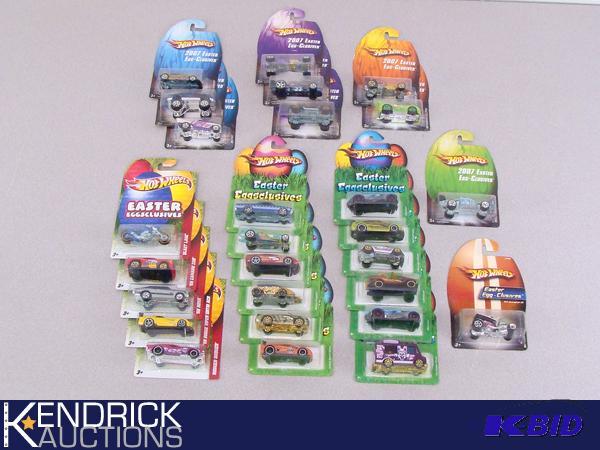 Lot of 27 Carded Hot Wheels Easter EggsClusives 164 Scale Die Cast Cars