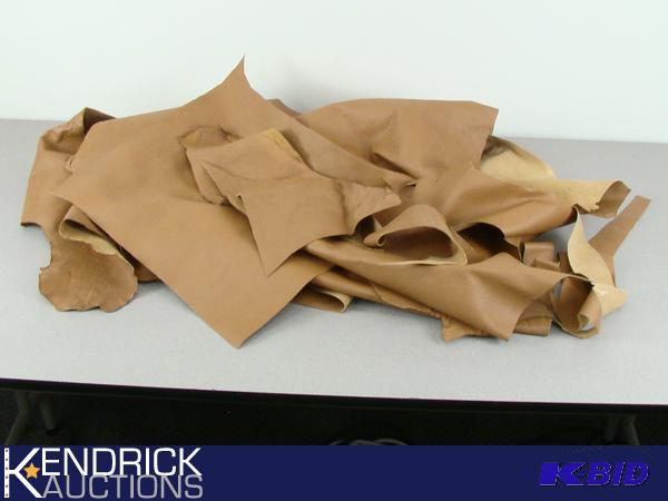 Lot of Tanned English Leather Sheets