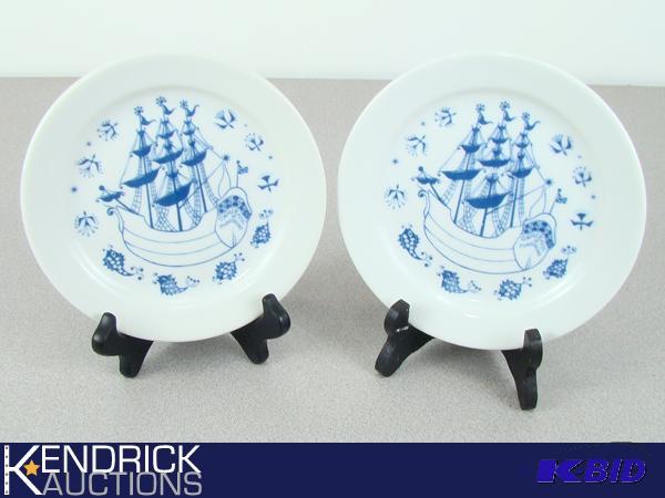 2 Porgrund Norway Collectible Viking Ship Plates