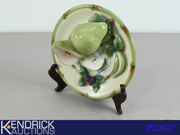 Bella Casa by Ganz Decorative Pear-Themed Wall Plate