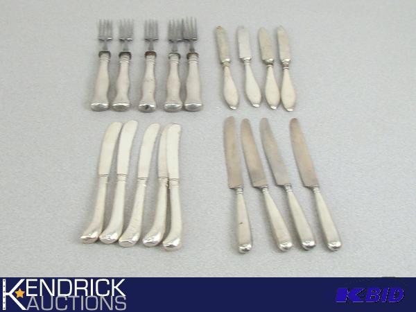 18 Piece Sterling Silver Handled Flatware