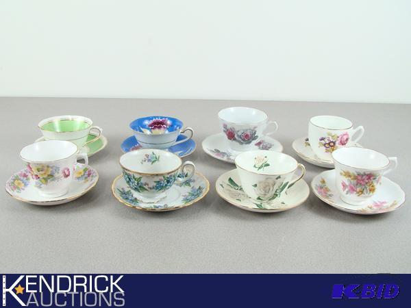 8 Various Collectible Tea Cup Sets