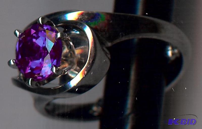 14K White gold ring weighs 4.2 DWT (pennyweig...