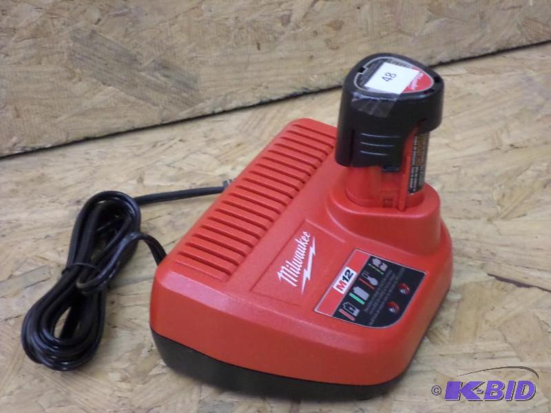 Milwaukee M12 Cordless Lithiom-Ion Battery an...