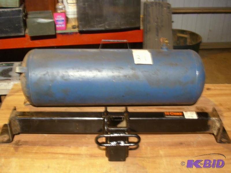 Receiver hitch and air tank...