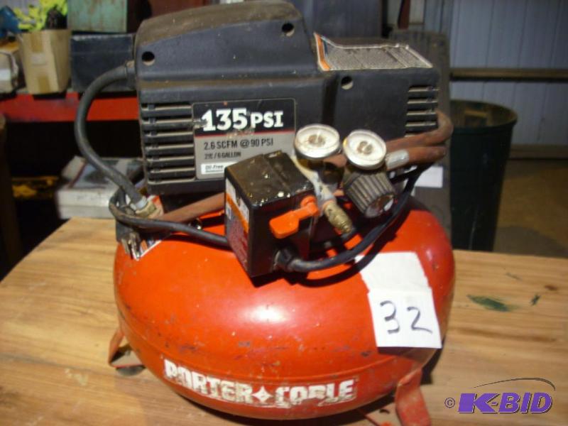 Porta Cable air compressor, works...