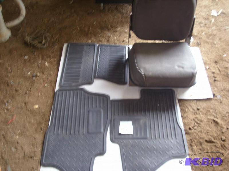 Equipment chair and floor mats...