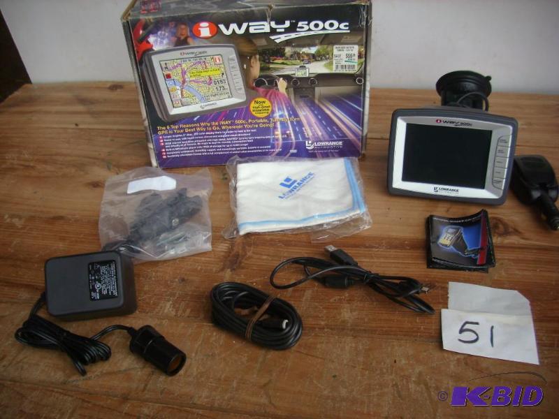 Iway 500C Lowrance Navigation, works...