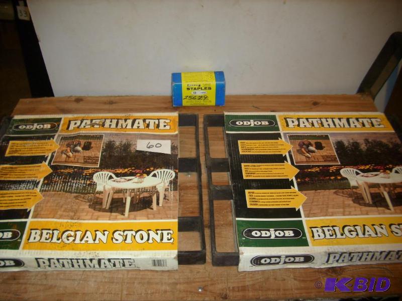 Pathmate concrete forms and arrow staples 91...