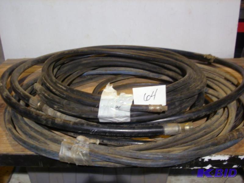Large lot of hose, air and hydraulic...