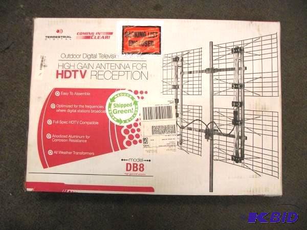 lot 22 image: HD High Gain Antenna   Was used very little  ...