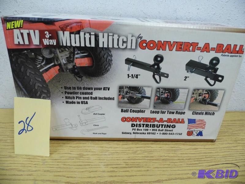 ATV 3 Way Multi Hitch