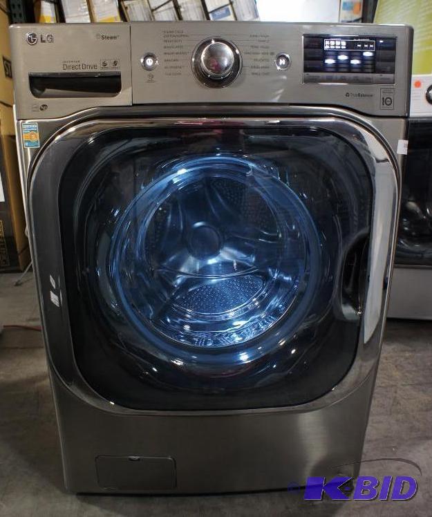 lot 10 image: New LG Washer - Model # (WM8000HVA) - TurboWa...