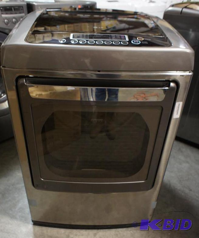 lot 15 image: New LG Dryer - Model # (DLEY1201V) - SteamDry...