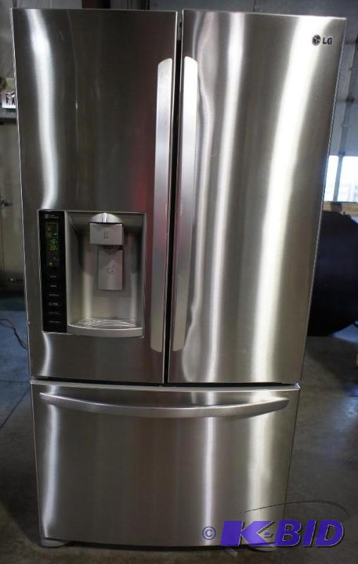 lot 4 image: LG Refrigerator - Model # (LFX25974ST) - LG 2...