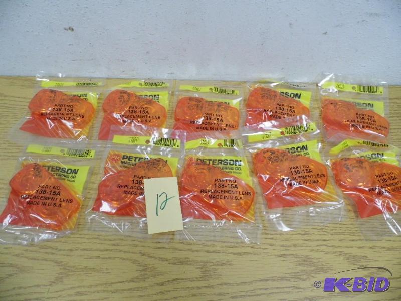 10 Amber Replacement Lenses