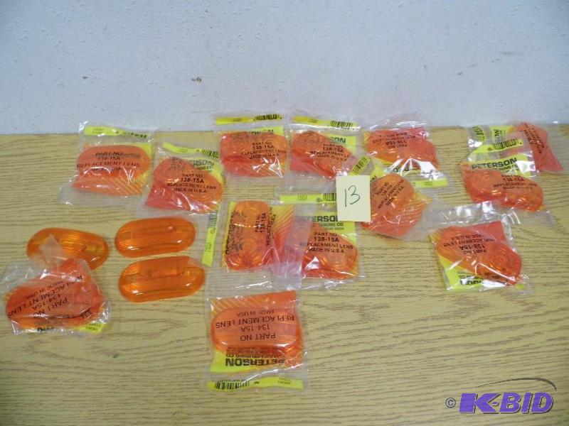 16 Amber Replacement Lenses