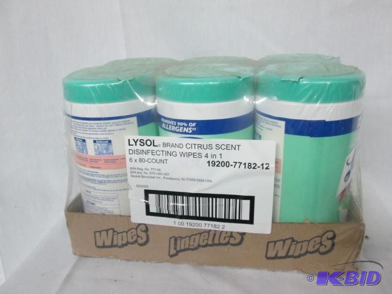 lot 16 image: Lysol Disinfecting Wipes