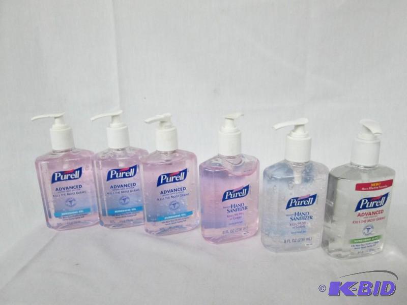 lot 17 image: 6 - Hand Sanitizer Bottles