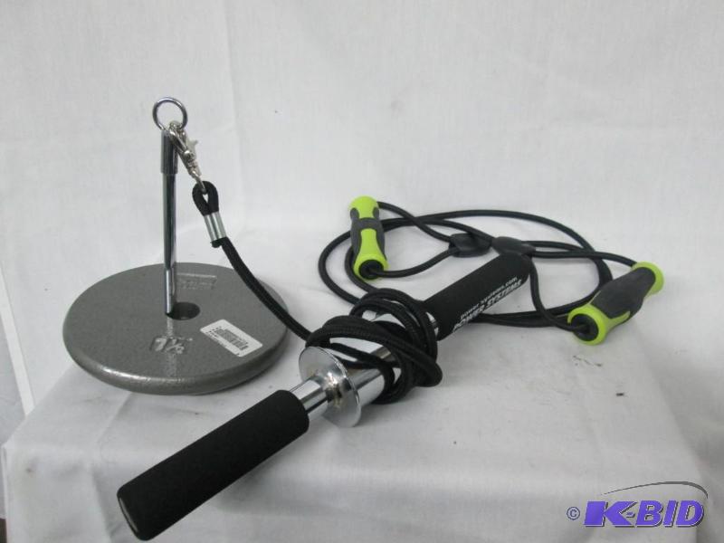lot 24 image: Resistance Band and Wrist Roller