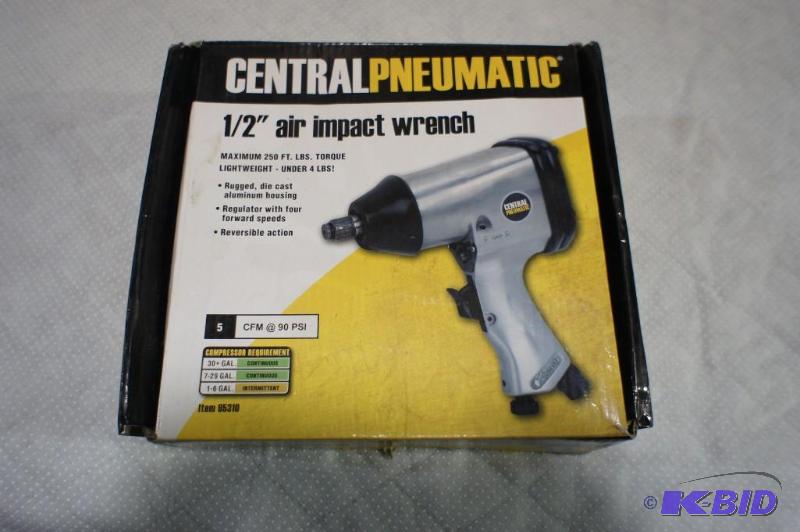 lot 30 image: Central Pneumatic 12" Air Impact Wrench...