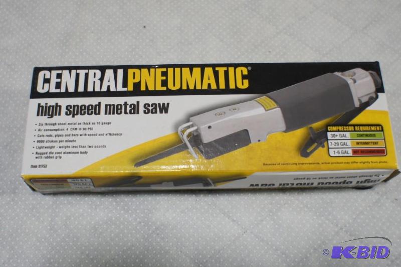 lot 32 image: Central Pneumatic High Speed Metal Saw - #917...