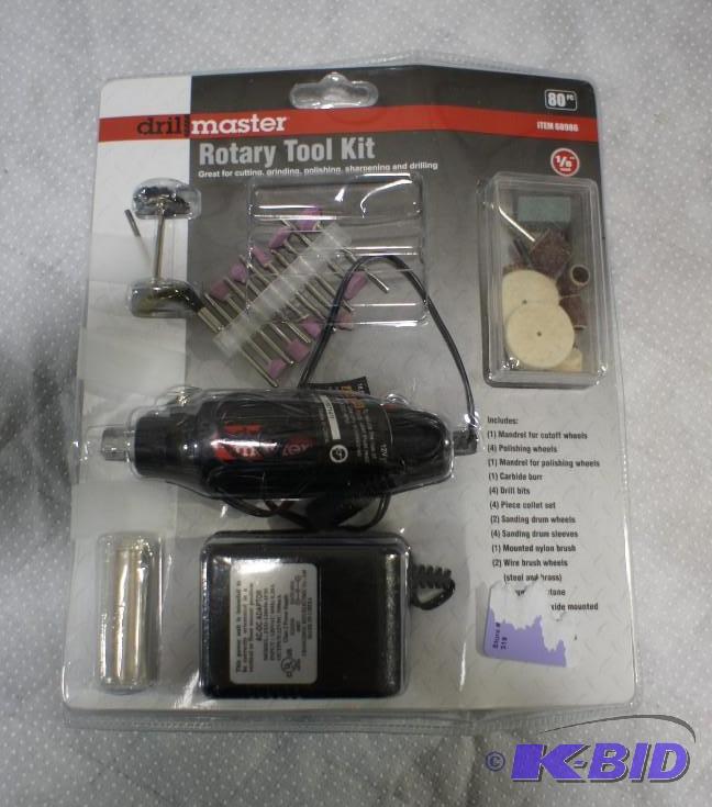 lot 38 image: Drill Master Rotary Tool Kit - #68986 - Pleas...