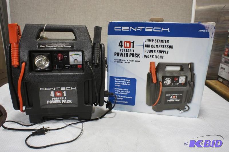 Cen Tech 4 in 1 Portable Power Pack 69401 Tools Tools Tools 