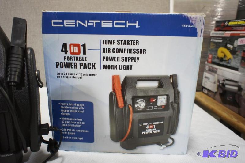 CenTech 4in1 Portable Power Pack 69401 Tools Tools Tools