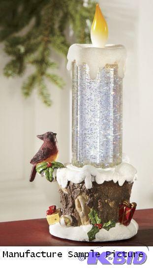 lot 13 image: LED Glitter Candle - As soft LED light glows,...